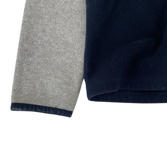 Vintage Oshkosh Toddler‎ Sweatshirt Navy Gray Block Fleece Minimalistic Fleece - Picture 4 of 7